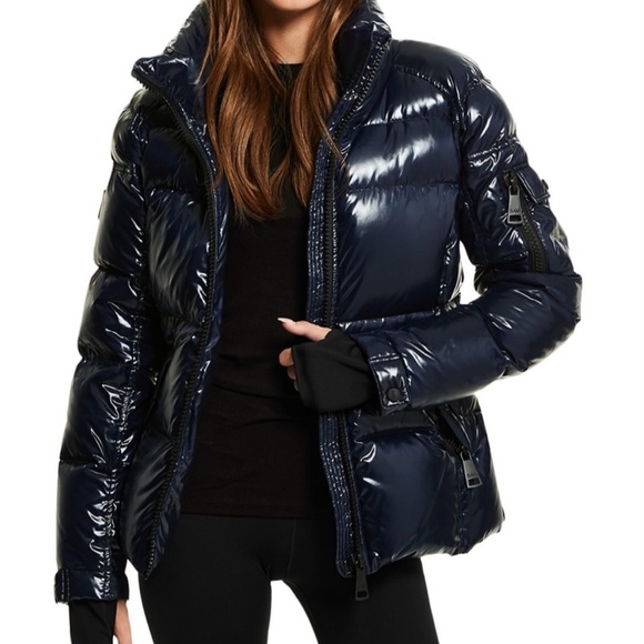 Sam Freestyle Down Jacket Navy Blue - Picture 1 of 7